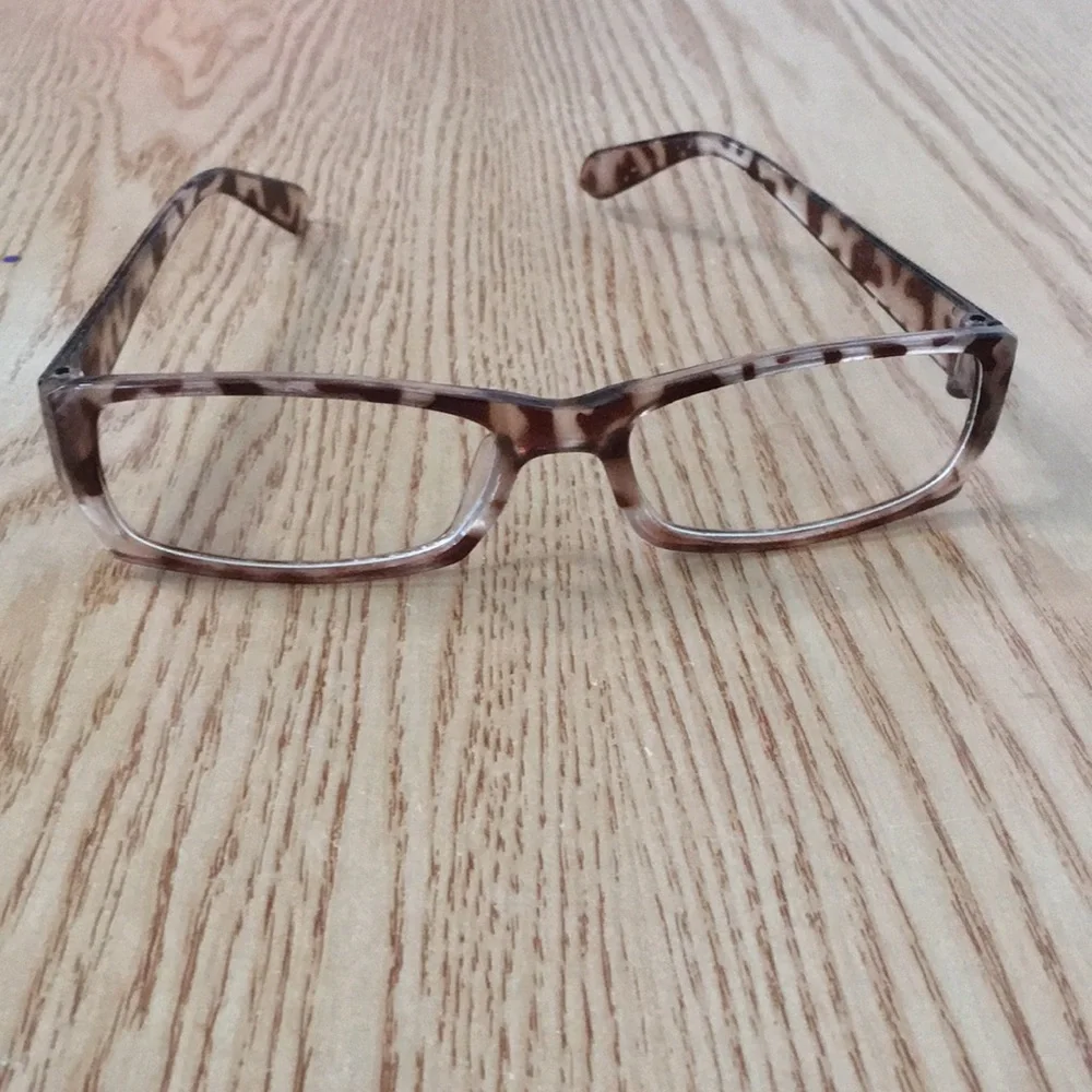 New Women’s Blue light Animal Print Glasses One size